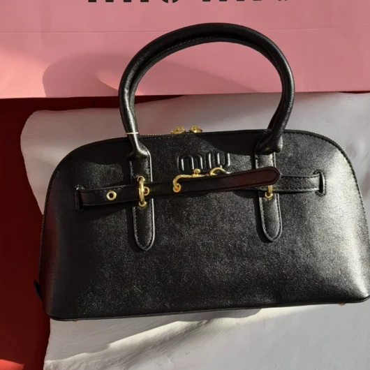 Сумка  Miu Miu Aventure Nappa Leather  чорний