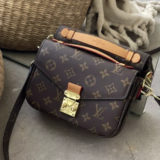 Сумка Louis Vuitton Pochette Metis Small size коричневий+беж.