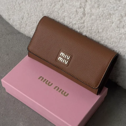Гаманець Miu Miu великий коричневий