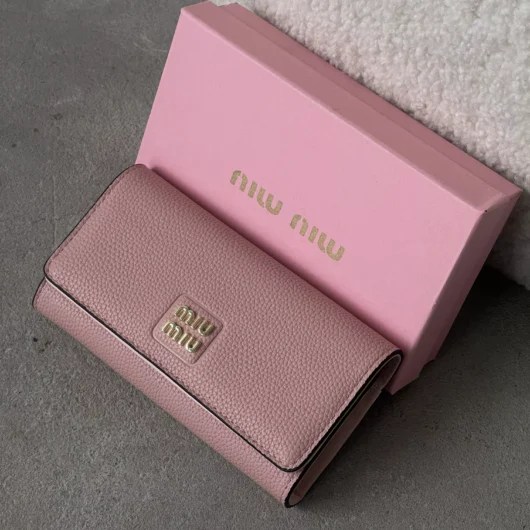 Гаманець Miu Miu великий рожевий