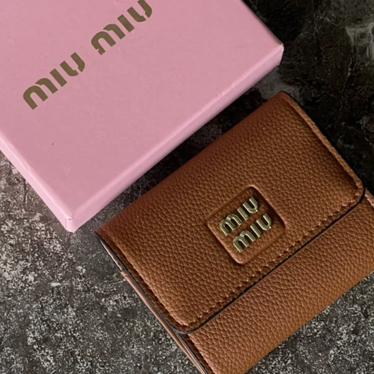 Гаманець Miu Miu маленький коричневий