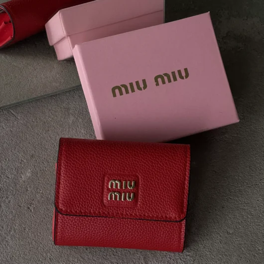 Гаманець Miu Miu маленький червоний