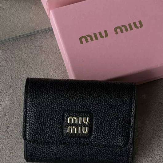 Гаманець Miu Miu маленький чорний