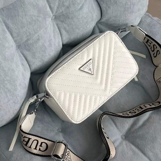 Сумка Guess 4G стегана білий
