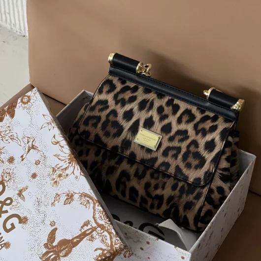 Сумка Dolce&Gabbana Sicily 21cm — Premium леопард