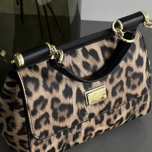 Сумка Dolce&Gabbana Sicily 21cm — Premium леопард