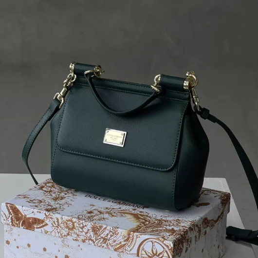 Сумка Dolce&Gabbana Sicily 21cm — Premium смарагд