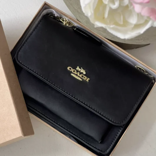 Жіноча сумочка Coach Mini Klare Crossbody чорний класичний
