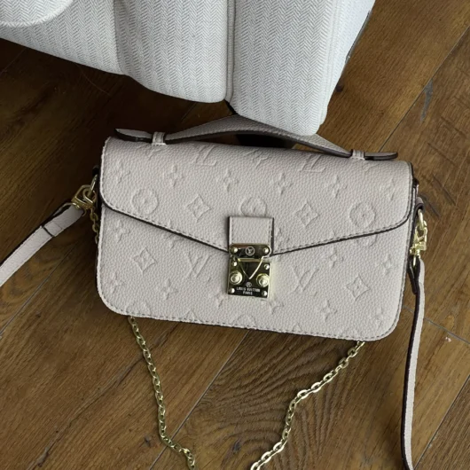 Сумка Louis Vuitton Pochette LUX Small size бежевий