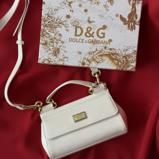 Сумка Dolce&Gabbana Sicily 19cm  — Premium білий