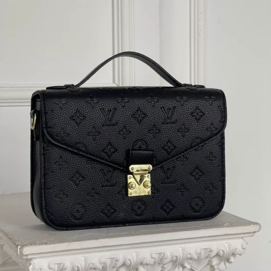 Сумка Louis Vuitton Pochette LUX Medium size чорний