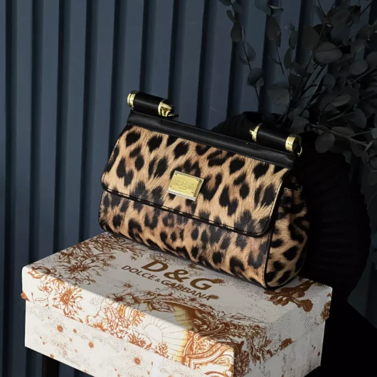 Сумка Dolce&Gabbana Sicily 19cm — Premium леопард