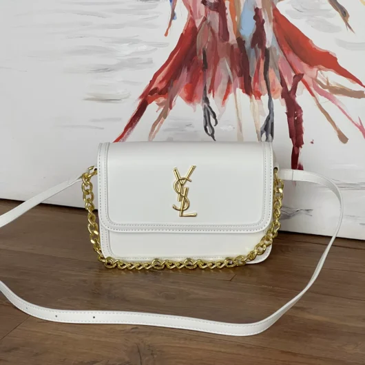 Сумка Saint Laurent Solferino білий