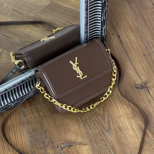 Сумка Saint Laurent Solferino коричневий