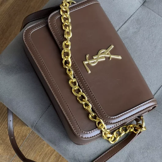 Сумка Saint Laurent Solferino коричневий