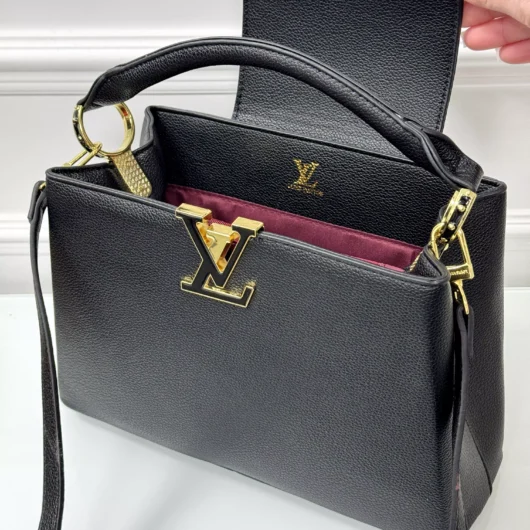 Сумка LOUIS VUITTON CAPUCINES чорний