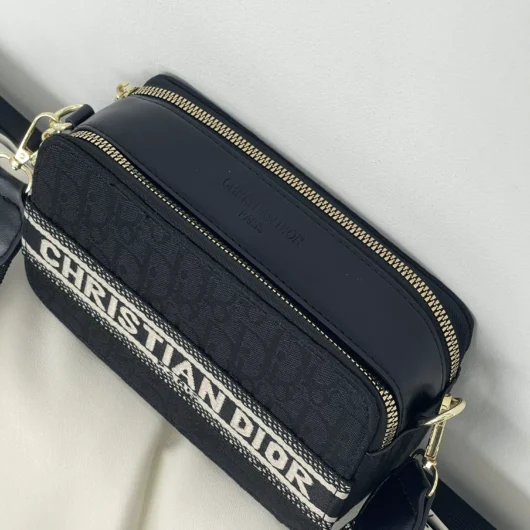 Сумка Christian Dior Textile чорний