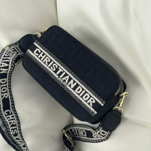 Сумка Christian Dior Textile чорний