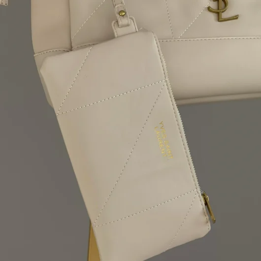 Сумка Saint Laurent Jamie in Leather молочний