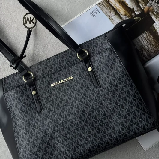 Сумка Michael Kors Medium шопер чорний