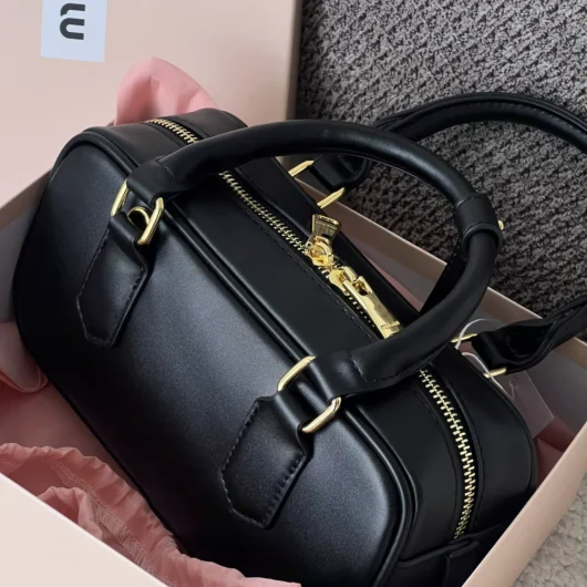 Сумка Miu Miu Arcadie Leather Bag Premium чорний