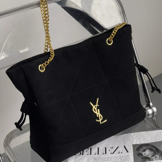 Сумка Saint Laurent Jamie in Suede чорний