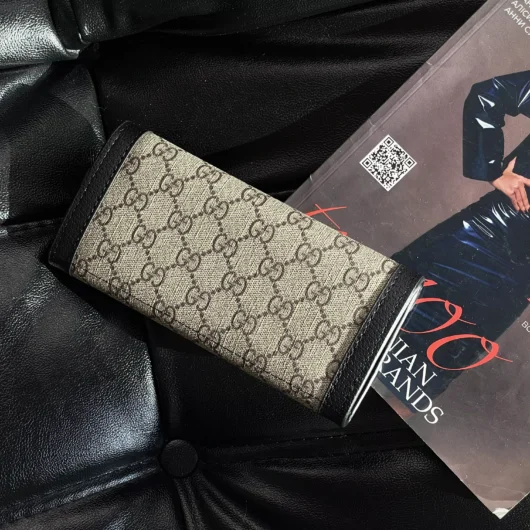 Гаманець Gucci Marmont візитниця чорний