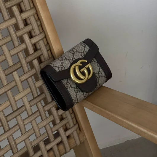 Гаманець Gucci Marmont маленький шоколад