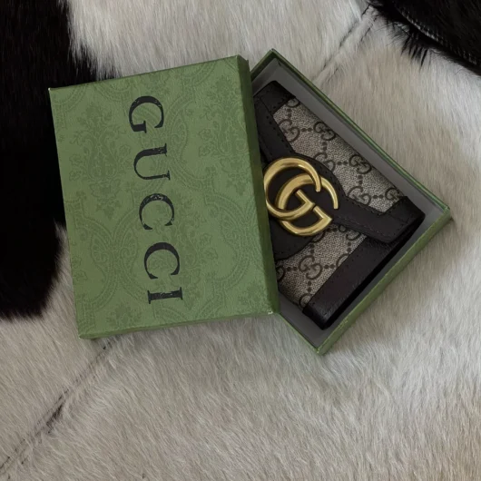Гаманець Gucci Marmont маленький шоколад