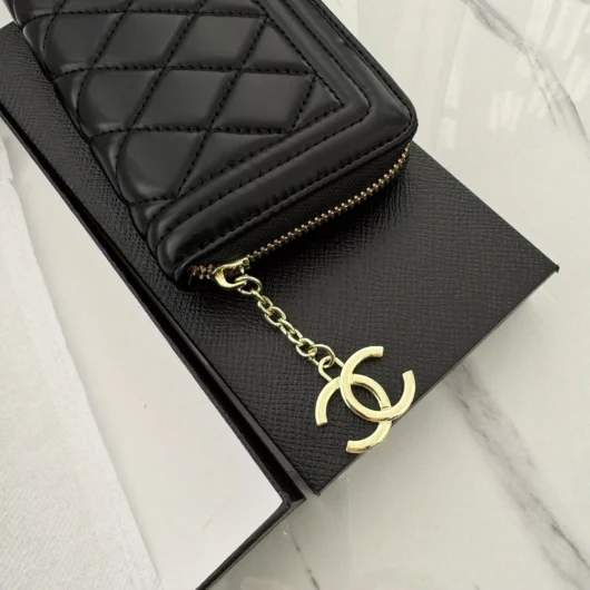 Гаманець Chanel великий чорний