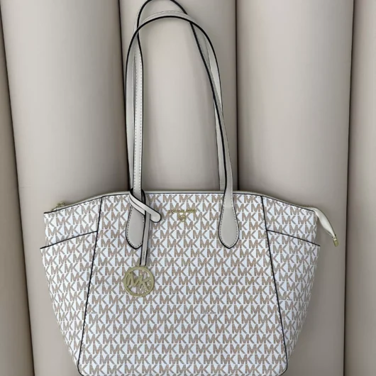Сумка Michael Kors Medium шопер молочний