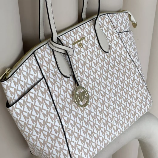 Сумка Michael Kors Medium шопер молочний