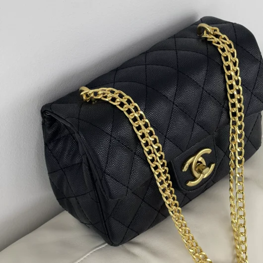 Сумка жіноча Chanel міні з сердцем — ЛЮКСОВА ЯКІСТЬ чорний