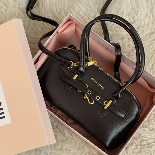 Сумка Miu Miu Aventure Nappa mini шоколадний