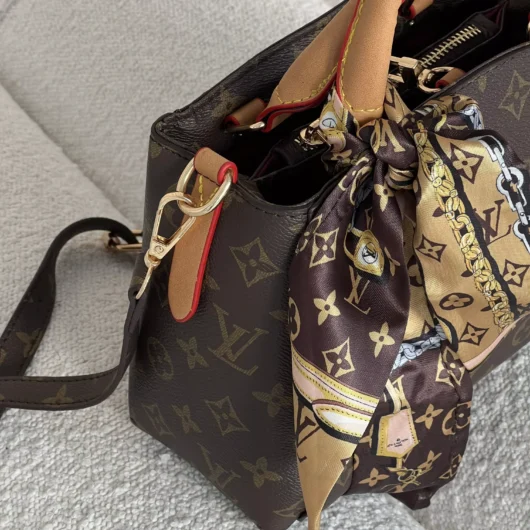 Сумка Louis Vuitton Braided Handle Montaigne Handbag Monogram mini коричневий