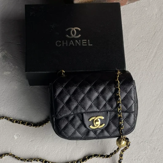 Сумка жіноча Chanel міні — ЛЮКСОВА ЯКІСТЬ чорний