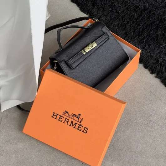 Сумка Hermes Kelly mini чорний