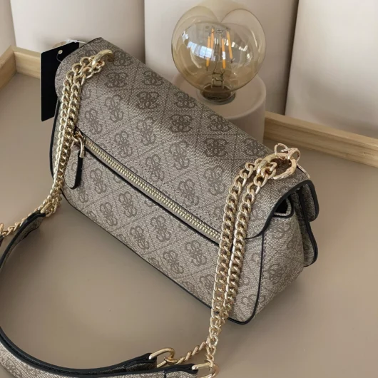 Guess кросс-боді ECO ELEMENTS бежевий