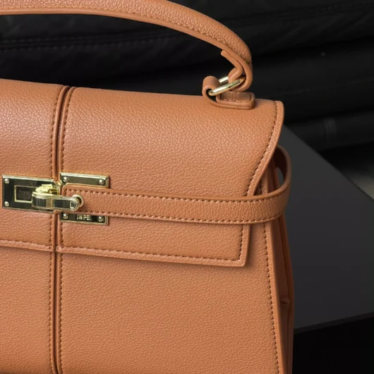 Сумка JW PEI Elise Small size коричневий+золото