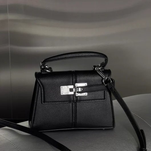 Сумка JW PEI Elise Small size чорний+срібло