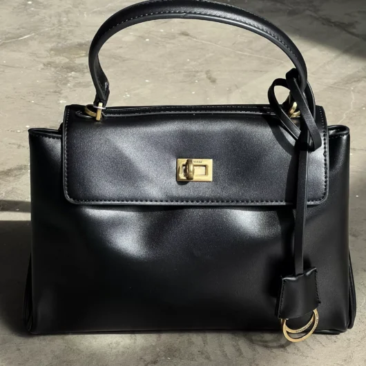 Сумка Balenciaga Rodeo Medium size чорний+золото- Premium