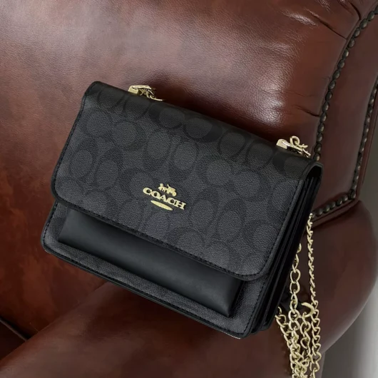 Жіноча сумочка Coach Mini Klare Crossbody чорний