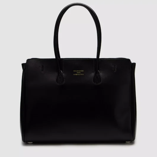 Сумка Balenciaga Bel Air Tote Bag Big size чорний+золото — Premium