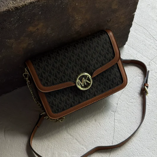 Сумка Michael Kors Jessie Small Signature Crossbody Bag коричневий