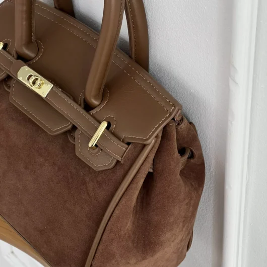 Сумка в стилі Hermes Small size коричневий