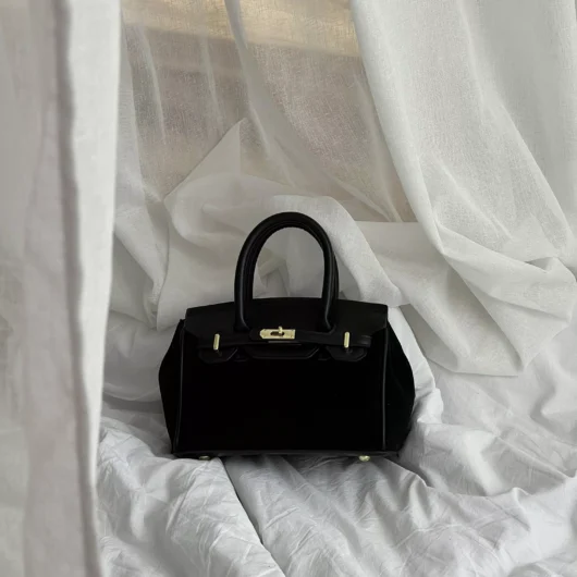 Сумка в стилі Hermes Small size чорний