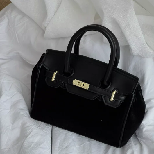 Сумка в стилі Hermes Small size чорний