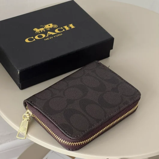 Гаманець Coach mini коричневий