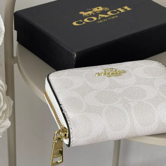 Гаманець Coach mini білий