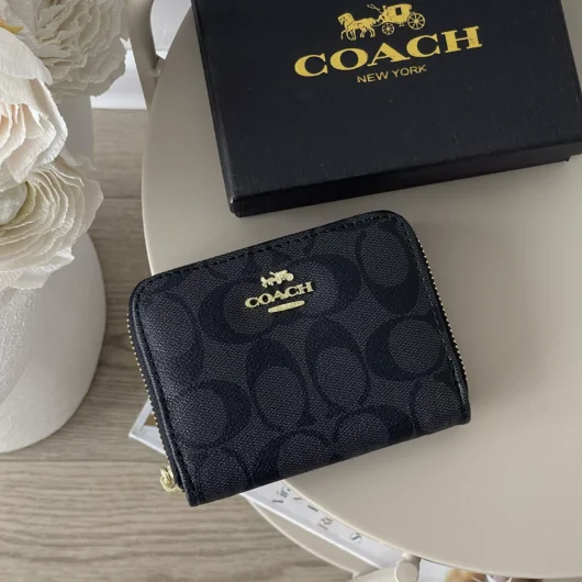 Гаманець Coach mini чорний